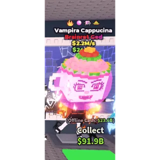 Vampira Cappucina - 125+k/s - Brainrot God M1X / Fast delivery!