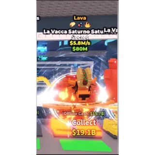 Lava La Vacca Saturno Saturnita - 5.8M/s - Secret - Taco - Fireworks - Fire / Fast delivery!