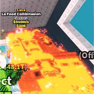 Lava La Food Combinasion / ONLY 54 EXIST!!! - 540M/s - Secret 6M / Fast Delivery!