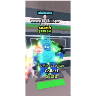 Diamond 1x1x1x1 is Calling... / RARE John Pork Mutation!!! - 8.8M/s - Secret - Is Calling / Fast delivery!