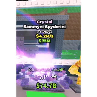 Crystal Sammyni Spyderini - 4.2+M/s - Secret M1X / Fast delivery!