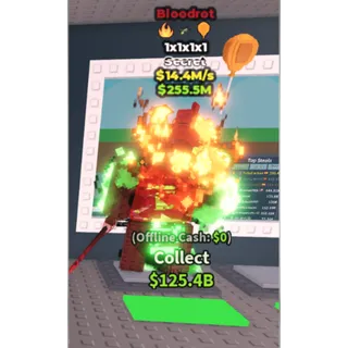 Bloodrot 1x1x1x1 - 14.4M/s - Secret - Fire - Bombardiro - Orange Baloon M2X / Fast delivery!