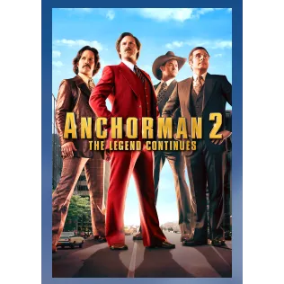 Anchorman 2: The Legend Continues (2013) HD APPLE TV / FANDANGO CODE