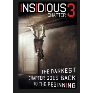 Insidious: Chapter 3 (2015) SD MOVIES ANYWHERE CODE