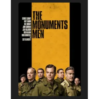 The Monuments Men (2014) SD MOVIES ANYWHERE CODE