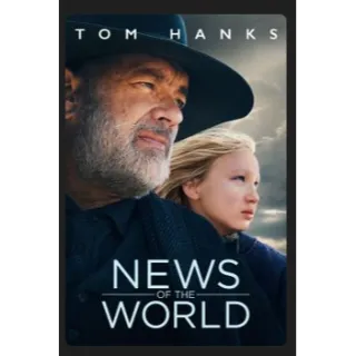 News of the World (2020) 4K UHD MOVIES ANYWHERE CODE