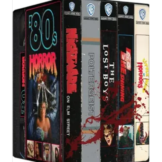 80'S HORROR WARNER BROS 5 FILM COLLECTION 4K UHD MOVIES ANYWHERE CODE