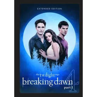 The Twilight Saga: Breaking Dawn - Part 1 (2011) EXTENDED EDTION HD MOVIES ANYWHERE CODE