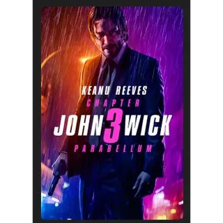 John Wick: Chapter 3 - Parabellum (2019) 4K UHD MOVIES ANYWHERE CODE