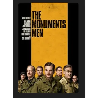The Monuments Men (2014) HD MOVIES ANYWHERE CODE
