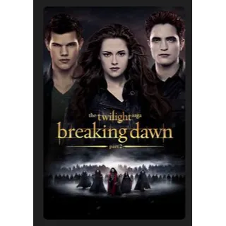 The Twilight Saga: Breaking Dawn - Part 2 (2012) HD MOVIES ANYWHERE CODE