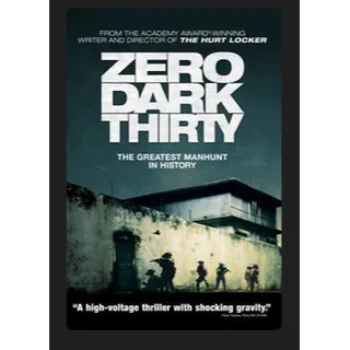 Zero Dark Thirty (2012) HD MOVIES ANYWHERE CODE