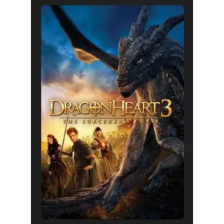 Dragonheart 3: The Sorcerer's Curse (2015) HD MOVIES ANYWHERE CODE