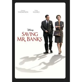 DISNEY Saving Mr. Banks (2013) HD MOVIES ANYWHERE CODE