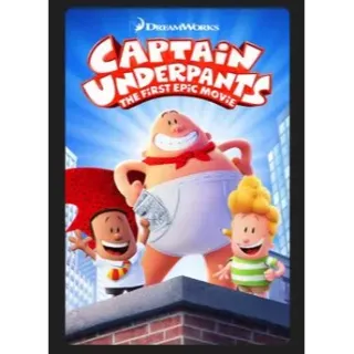 DREAMWORKS Captain Underpants: The First Epic Movie (2017) HD MOVIES ANYWHERE CODE