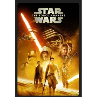 Star Wars: The Force Awakens (2015) HD MOVIES ANYWHERE CODE