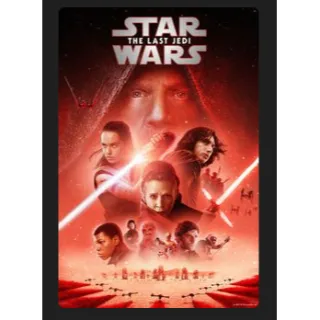 Star Wars: The Last Jedi (2017) HD MOVIES ANYWHERE CODE