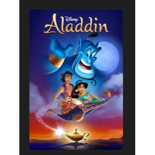 DISNEY Aladdin (1992) HD MOVIES ANYWHERE CODE