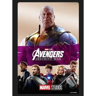 Avengers: Infinity War (2018) HD MOVIES ANYWHERE CODE