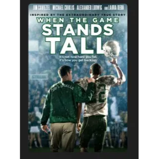 When the Game Stands Tall (2014) HD MOVIES ANYWHERE CODE