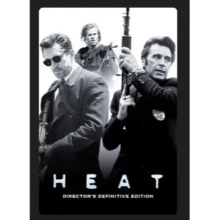 Heat (1995) Director's Definitive Edition HD MOVIES ANYWHERE CODE
