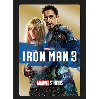 MARVEL Iron Man 3 (2013) HD MOVIES ANYWHERE CODE
