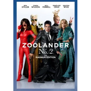 Zoolander No. 2 (2016) The Magnum Edition HD APPLE TV / FANDANGO CODE REDEEMS AT www.paramountdigitalcopy.com/redeem