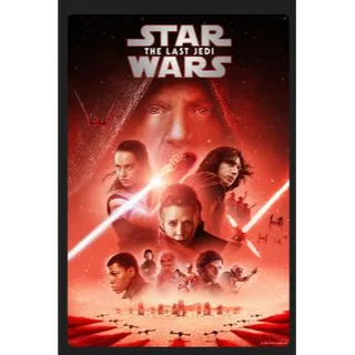 Star Wars: The Last Jedi (2017) HD MOVIES ANYWHERE CODE