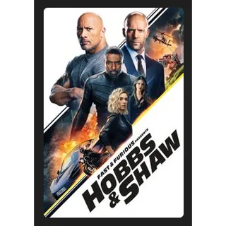 Fast & Furious Presents: Hobbs & Shaw (2019) HD MOVIES ANYWHERE CODE