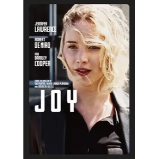 Joy (2015) HD MOVIES ANYWHERE CODE