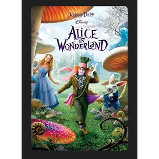DISNEY Alice in Wonderland (2010) HD MOVIES ANYWHERE CODE