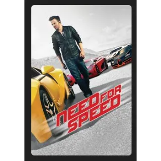 Need for Speed (2014) HD MOVIES ANYWHERE CODE