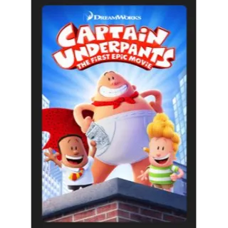 DREAMWORKS Captain Underpants: The First Epic Movie (2017) HD MOVIES ANYWHERE CODE