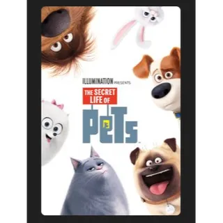 ILLUMINATION The Secret Life of Pets (2016) HD MOVIES ANYWHERE CODE