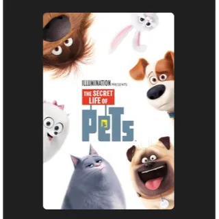 ILLUMINATION The Secret Life of Pets (2016) HD MOVIES ANYWHERE CODE