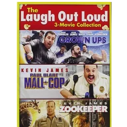 The Laugh Out Loud 3-Movie Collection: Grown Ups / Paul Blart: Mall Cop / Zookeeper SD MOVIES ANYWHERE CODE