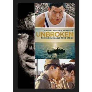 Unbroken (2014) HD MOVIES ANYWHERE CODE