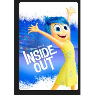 DISNEY PIXAR Inside Out (2015) HD MOVIES ANYWHERE CODE