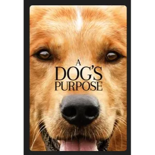 A Dog's Purpose (2017) HD MOVIES ANYWHERE CODE