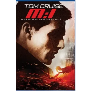 Brian De Palma's Mission: Impossible (1996) HD FANDANGO / APPLE TV CODE REDEEMS AT www.paramountdigitalcopy.com/redeem