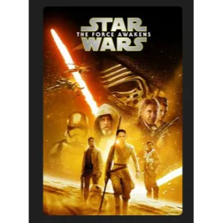Star Wars: The Force Awakens (2015) HD MOVIES ANYWHERE CODE