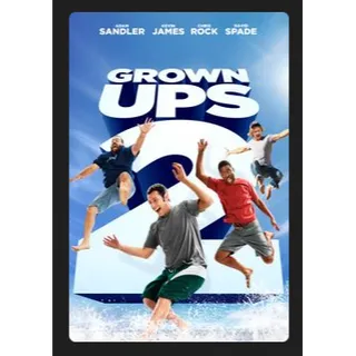 Grown Ups 2 (2013) HD MOVIES ANYWHERE CODE