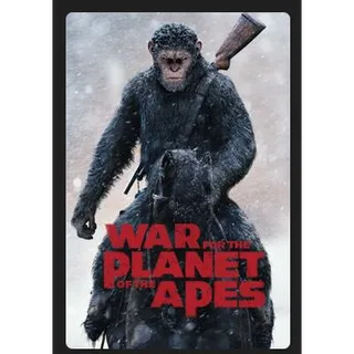 War for the Planet of the Apes (2017) HD MOVIES ANYWHERE CODE