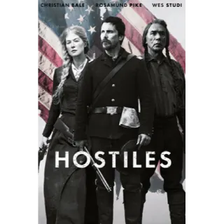 Hostiles (2017) HD APPLE TV / FANDANGO/ GOOGLE PLAY CODE - REDEEMS AT MOVIEREDEEM.COM