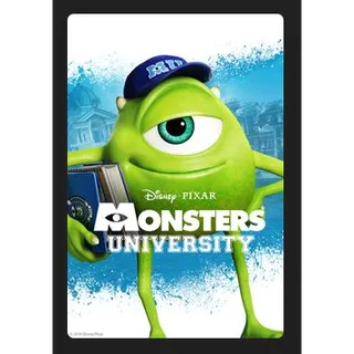 DISNEY PIXAR Monsters University (2013) HD MOVIES ANYWHERE CODE