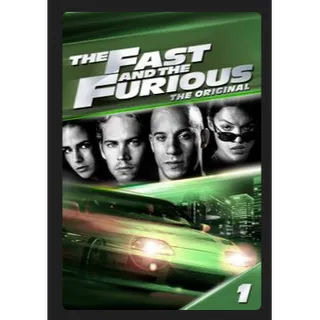 The Fast and the Furious (2001) 4K UHD MOVIES ANYWHERE CODE