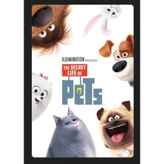 ILLUMINATION The Secret Life of Pets (2016) HD MOVIES ANYWHERE CODE