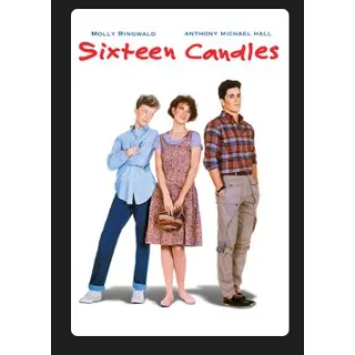 Sixteen Candles (1984) HD MOVIES ANYWHERE CODE