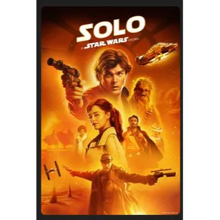 Solo: A Star Wars Story (2018) HD MOVIES ANYWHERE CODE