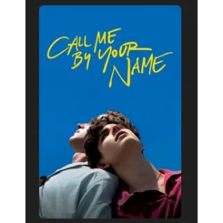 Call Me by Your Name (2017) SD MOVIES ANYWHERE CODE